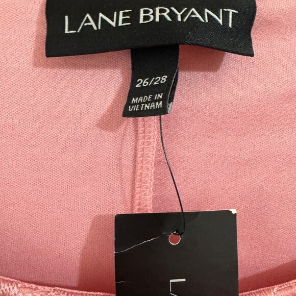 New! Lane Bryant Pink Lace Swing Dress, Mini length, Size 26/28 - Picture 8 of 13